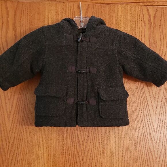 Children's Place Infant Wool Jacket Coat Sz 6-12 M - Picture 1 of 6